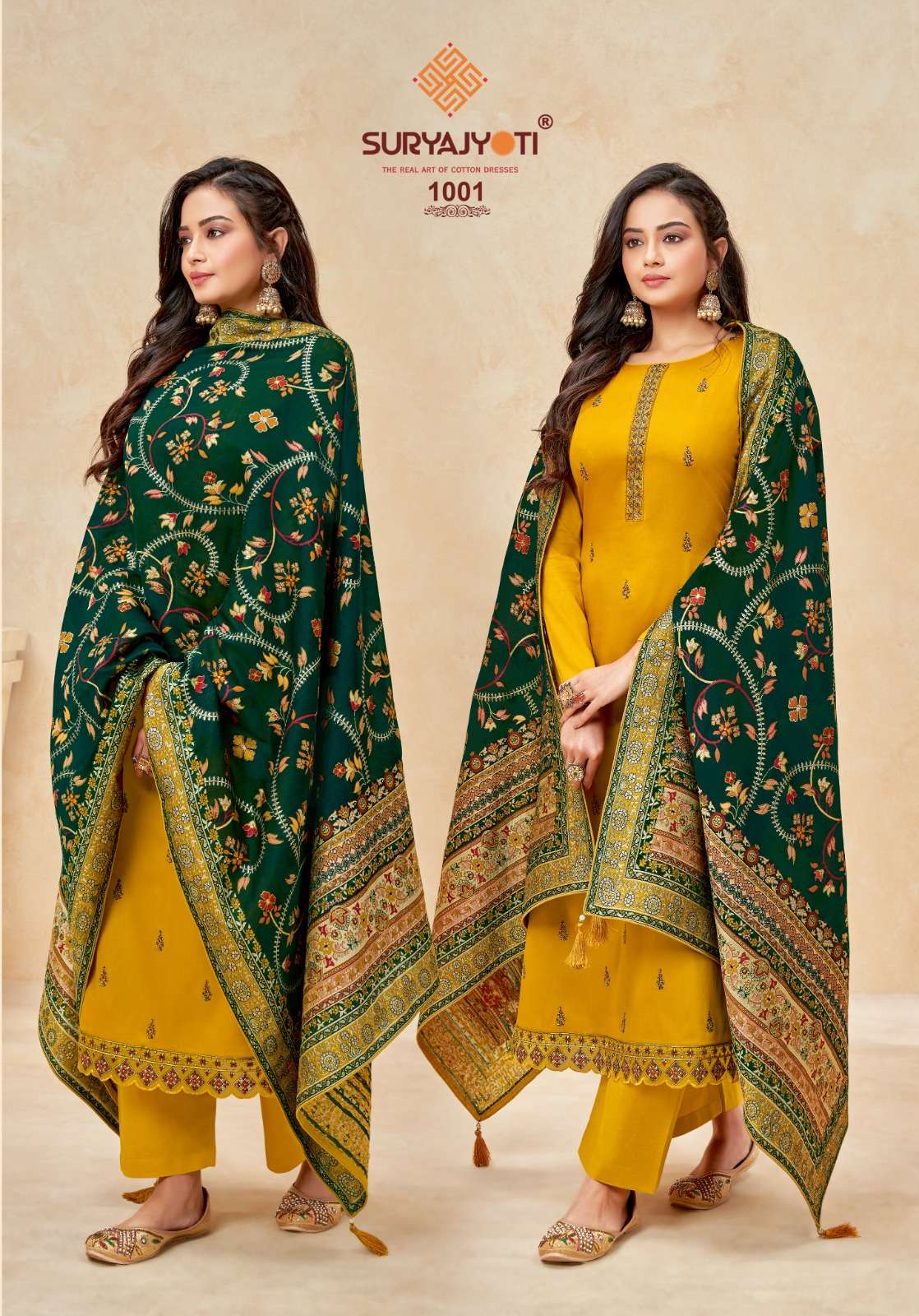 Kainaat Vol-1 By Suryajyoti 1001 To 1006 Series Beautiful Festive Suits Colorful Stylish Fancy Casual Wear & Ethnic Wear Jam Satin Dresses At Wholesale Price
