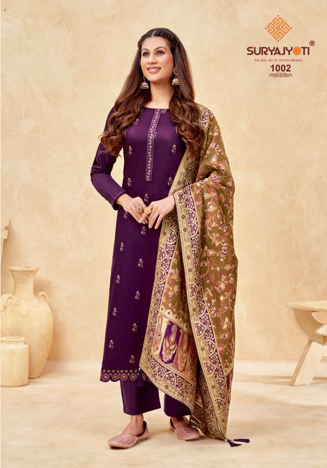 Kainaat Vol-1 By Suryajyoti 1001 To 1006 Series Beautiful Festive Suits Colorful Stylish Fancy Casual Wear & Ethnic Wear Jam Satin Dresses At Wholesale Price
