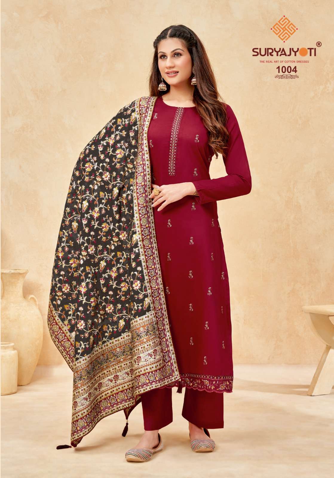 Kainaat Vol-1 By Suryajyoti 1001 To 1006 Series Beautiful Festive Suits Colorful Stylish Fancy Casual Wear & Ethnic Wear Jam Satin Dresses At Wholesale Price