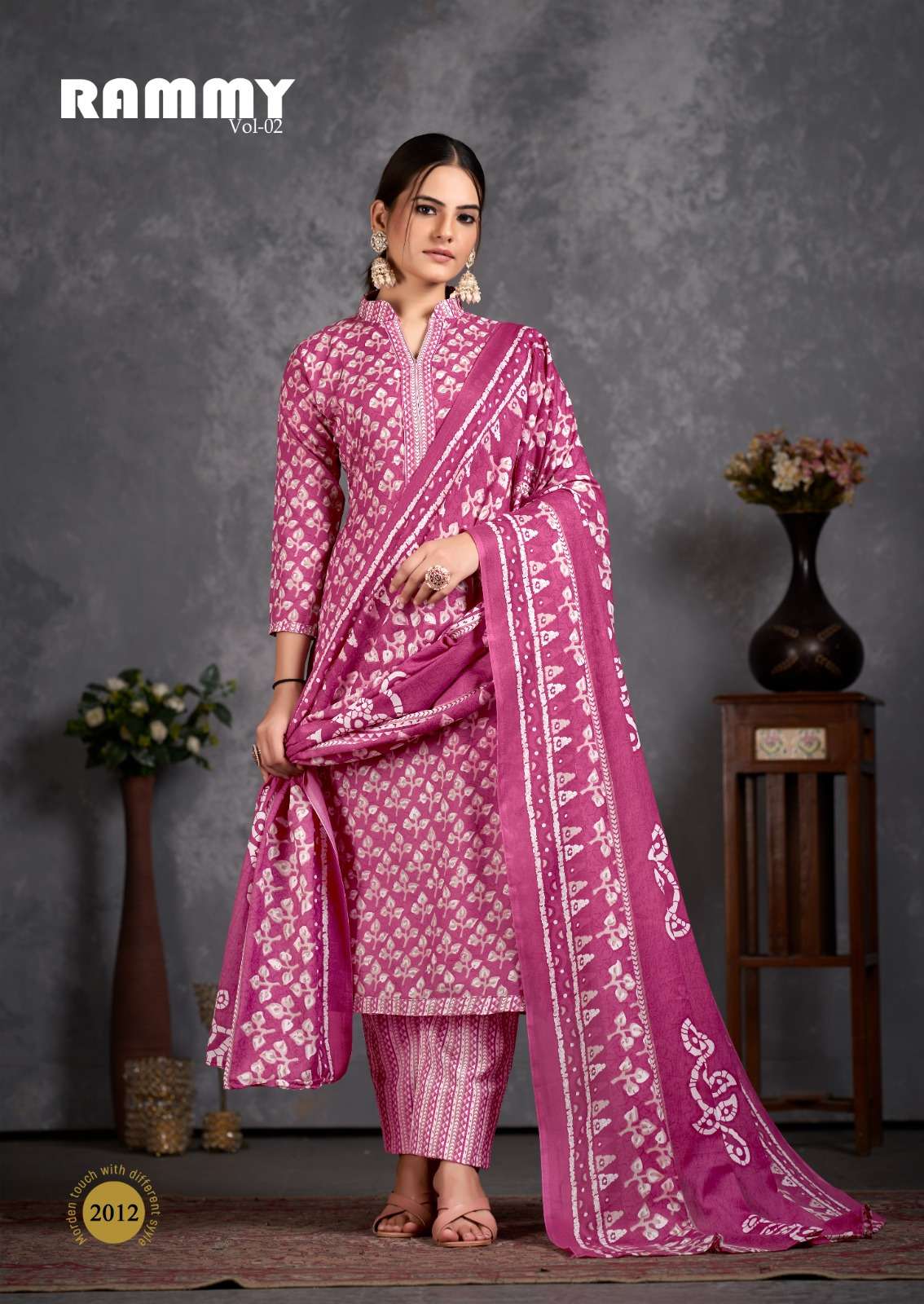 Rammy Vol-2 By Skt Suits 2001 To 2012 Series Beautiful Festive Suits Colorful Stylish Fancy Casual Wear & Ethnic Wear Soft Cotton Print Dresses At Wholesale Price