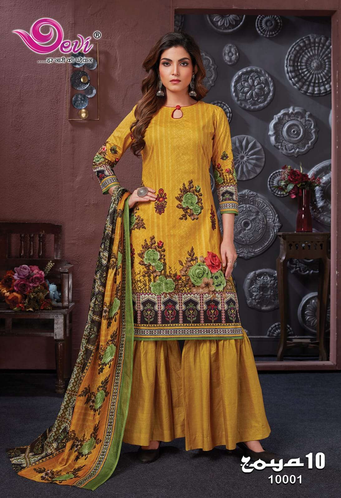 Zoya Vol-10 By Devi 10001 To 10012 Series Beautiful Festive Suits Colorful Stylish Fancy Casual Wear & Ethnic Wear Soft Cotton Print Dresses At Wholesale Price