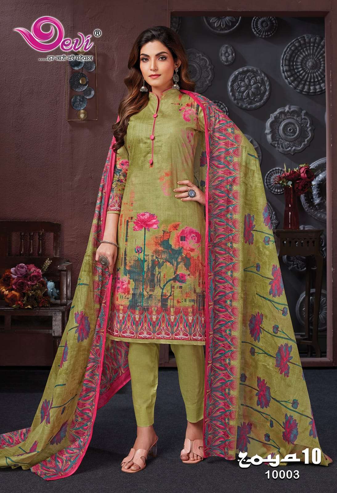 Zoya Vol-10 By Devi 10001 To 10012 Series Beautiful Festive Suits Colorful Stylish Fancy Casual Wear & Ethnic Wear Soft Cotton Print Dresses At Wholesale Price