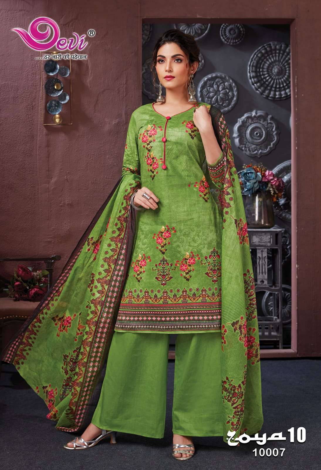 Zoya Vol-10 By Devi 10001 To 10012 Series Beautiful Festive Suits Colorful Stylish Fancy Casual Wear & Ethnic Wear Soft Cotton Print Dresses At Wholesale Price