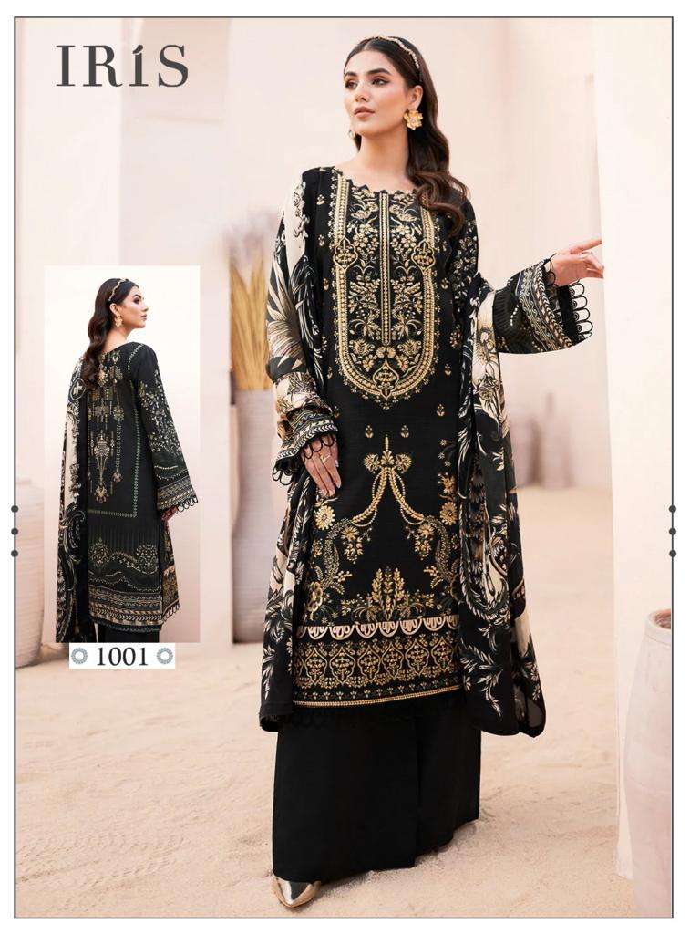 Afsanah By Iris 1001 To 1010 Series Designer Festive Suits Beautiful Fancy Stylish Colorful Party Wear & Occasional Wear Pure Cotton Printed Dresses At Wholesale Price