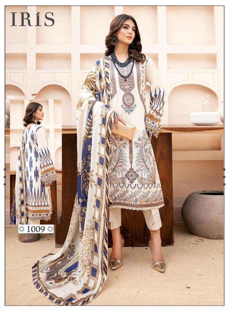 Afsanah By Iris 1001 To 1010 Series Designer Festive Suits Beautiful Fancy Stylish Colorful Party Wear & Occasional Wear Pure Cotton Printed Dresses At Wholesale Price