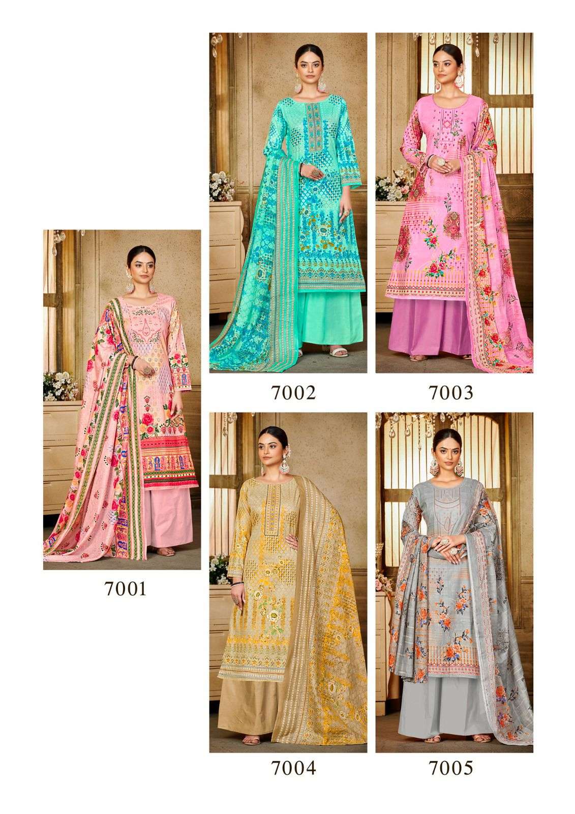 Zulffat Vol-7 By Yashika Trends 7001 To 7010 Series Beautiful Suits Colorful Stylish Fancy Casual Wear & Ethnic Wear Pure Lawn Print Dresses At Wholesale Price