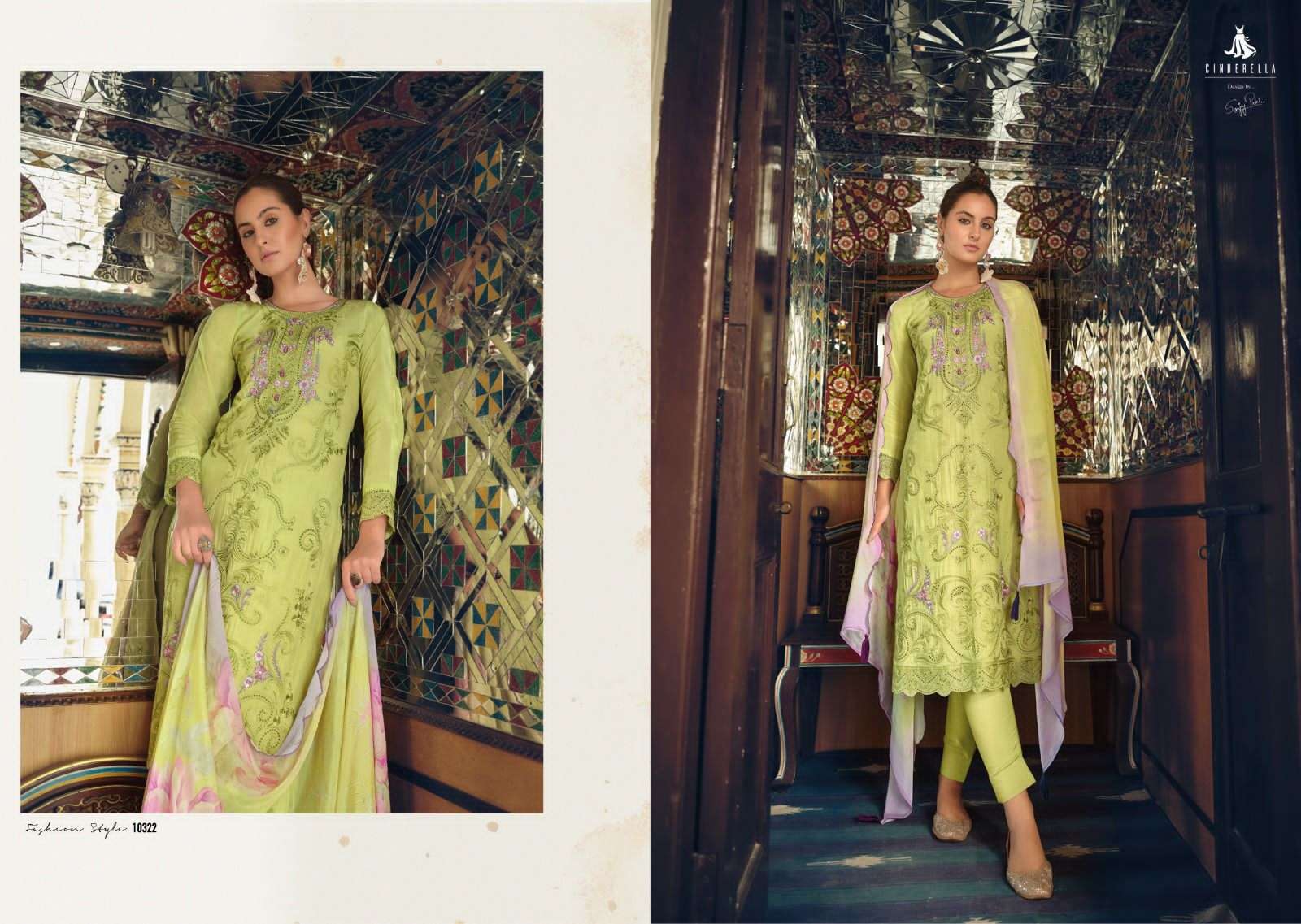 Sarisha By Cinderella 10320 To 10325 Series Beautiful Suits Colorful Stylish Fancy Casual Wear & Ethnic Wear Pure Bemberg Muslin Dresses At Wholesale Price