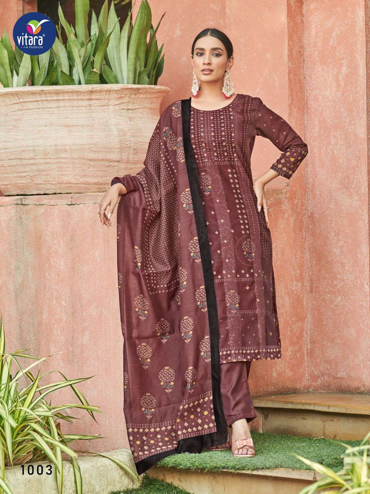 Canopus By Vitara 1001 To 1004 Beautiful Festive Suits Colorful Stylish Fancy Casual Wear & Ethnic Wear Viscose Digital Print Dresses At Wholesale Price