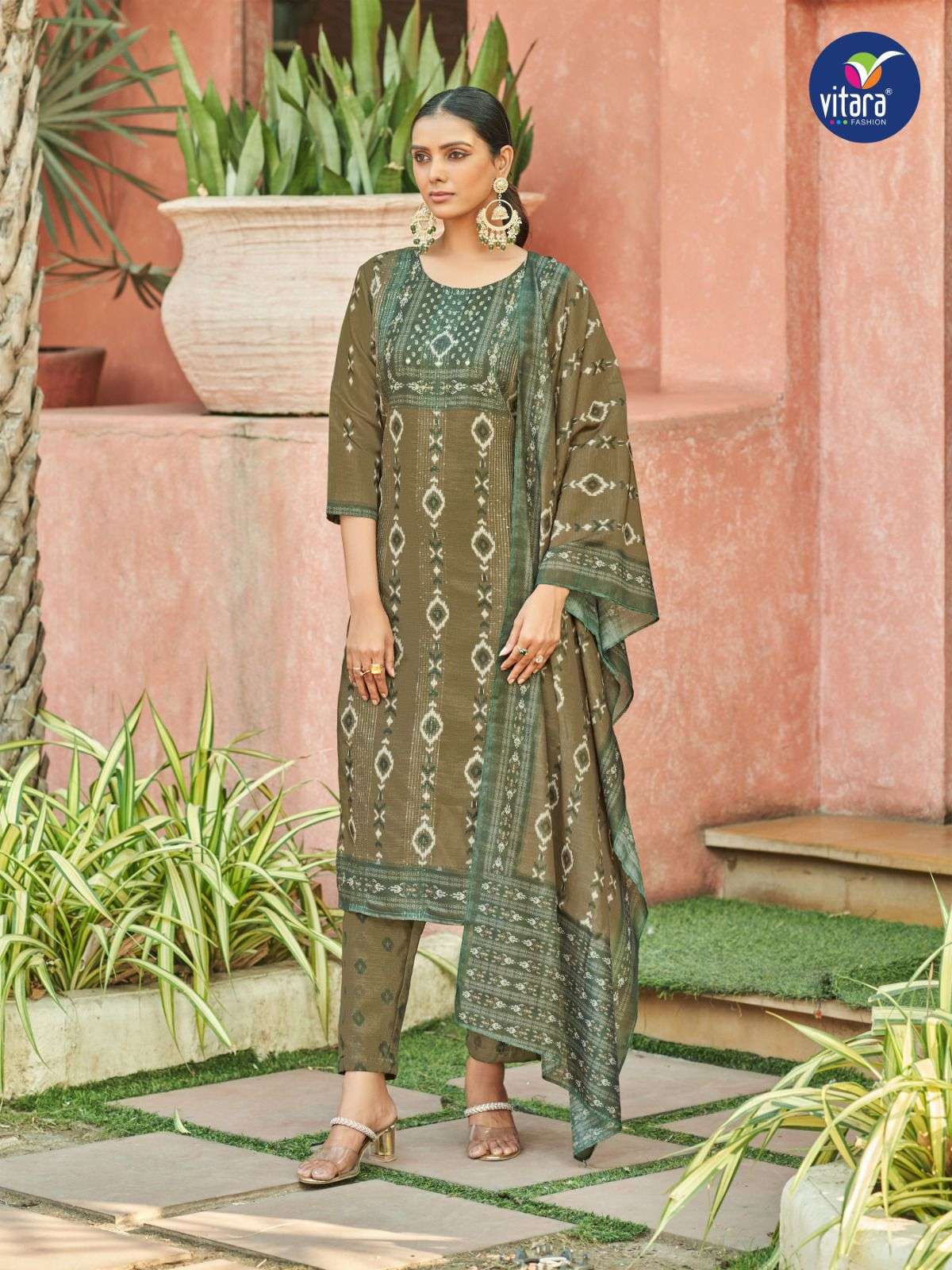 Canopus By Vitara 1001 To 1004 Beautiful Festive Suits Colorful Stylish Fancy Casual Wear & Ethnic Wear Viscose Digital Print Dresses At Wholesale Price