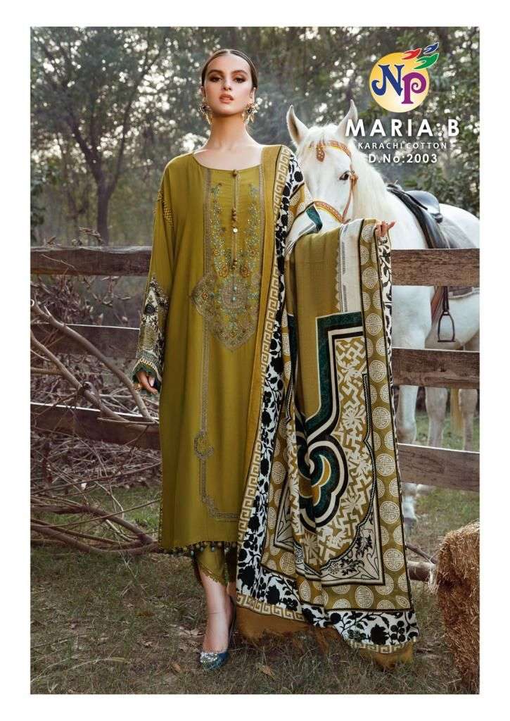 Maria.B Vol-2 By Nand Gopal Prints 2001 To 2008 Series Beautiful Festive Suits Colorful Stylish Fancy Casual Wear & Ethnic Wear Pure Cotton Embroidered Dresses At Wholesale Price