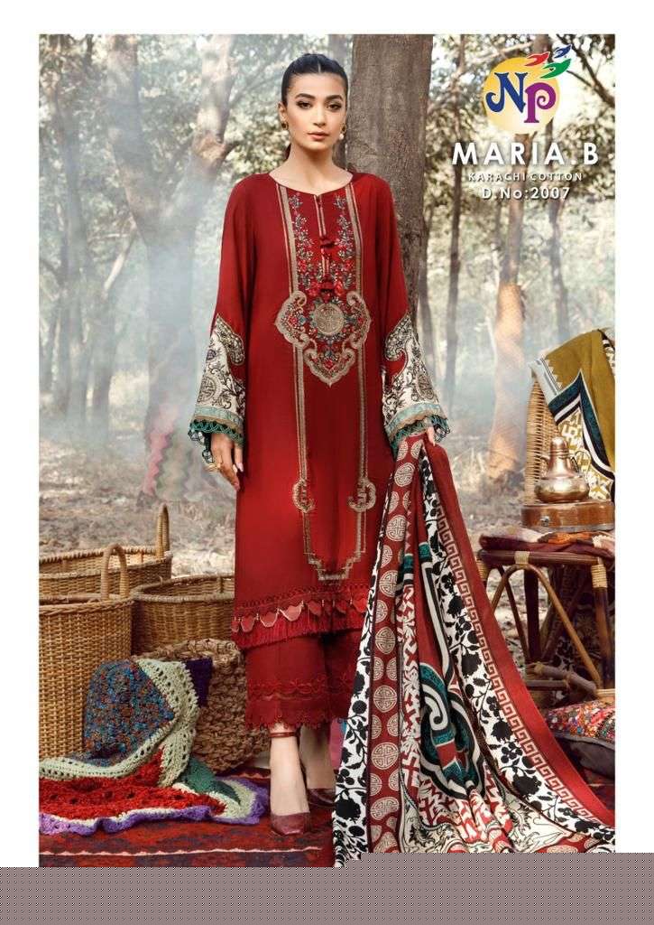 Maria.B Vol-2 By Nand Gopal Prints 2001 To 2008 Series Beautiful Festive Suits Colorful Stylish Fancy Casual Wear & Ethnic Wear Pure Cotton Embroidered Dresses At Wholesale Price