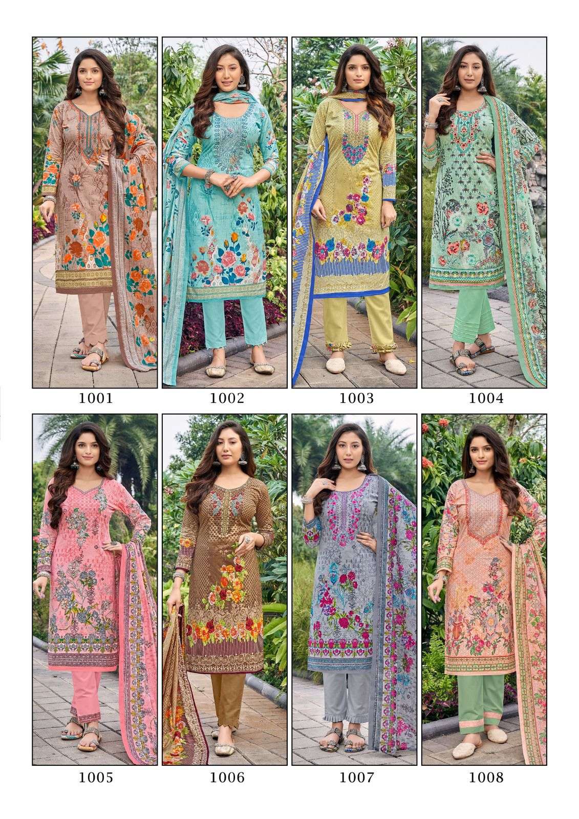 Buraq By AL Karam Lawn Collection 1001 To 1008 Series Beautiful Festive Suits Colorful Stylish Fancy Casual Wear & Ethnic Wear Pure Cambric Print Dresses At Wholesale Price