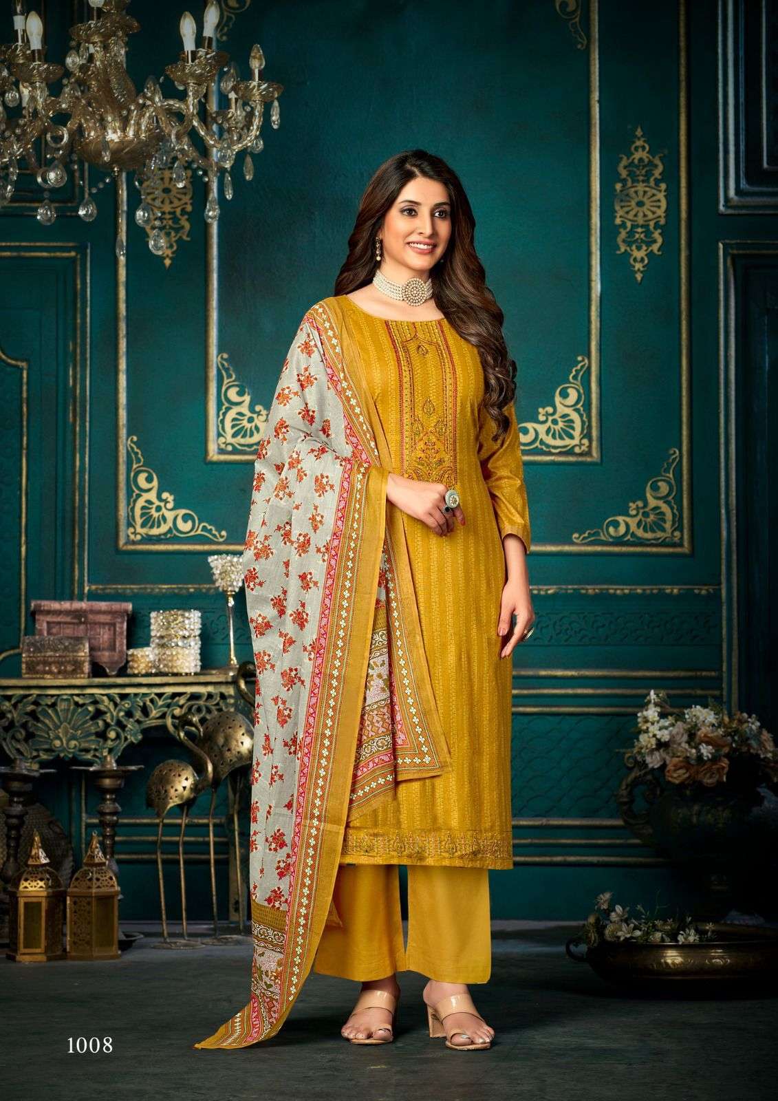 Azara By Yashika Trends 1001 To 1008 Series Beautiful Stylish Pakistani Suits Fancy Colorful Casual Wear & Ethnic Wear & Ready To Wear Heavy Cotton Embroidered Dresses At Wholesale Price