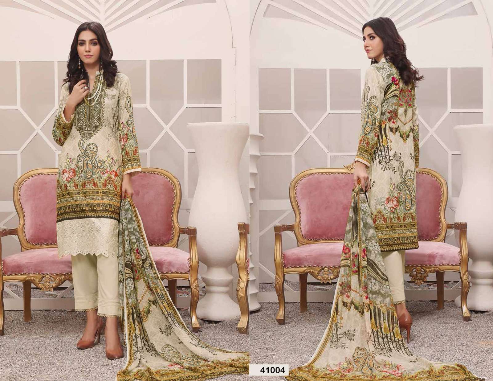 Razia Sultan Vol-41 By Apana Cotton 41001 To 41010 Series Beautiful Stylish Pakistani Suits Fancy Colorful Casual Wear & Ethnic Wear & Ready To Wear Cotton Embroidered Dresses At Wholesale Price