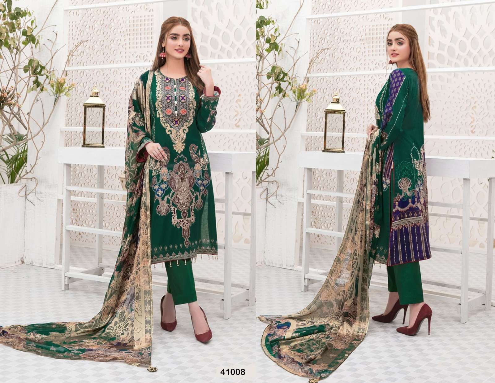 Razia Sultan Vol-41 By Apana Cotton 41001 To 41010 Series Beautiful Stylish Pakistani Suits Fancy Colorful Casual Wear & Ethnic Wear & Ready To Wear Cotton Embroidered Dresses At Wholesale Price