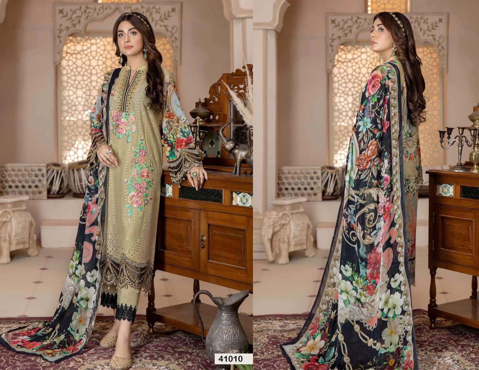 Razia Sultan Vol-41 By Apana Cotton 41001 To 41010 Series Beautiful Stylish Pakistani Suits Fancy Colorful Casual Wear & Ethnic Wear & Ready To Wear Cotton Embroidered Dresses At Wholesale Price