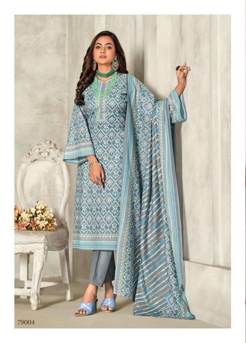 Adhira Vol-4 By Skt Suits 79001 To 79008 Series Suits Beautiful Fancy Colorful Stylish Party Wear & Occasional Wear Pure Cotton Dresses At Wholesale Price