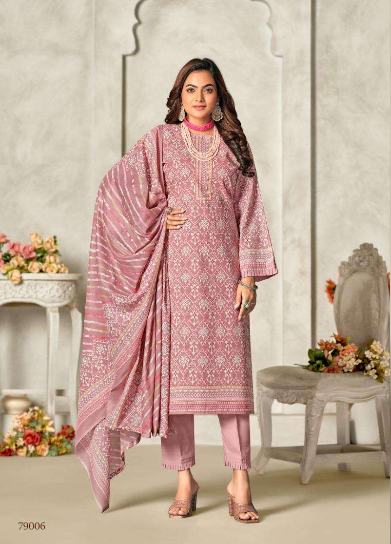 Adhira Vol-4 By Skt Suits 79001 To 79008 Series Suits Beautiful Fancy Colorful Stylish Party Wear & Occasional Wear Pure Cotton Dresses At Wholesale Price