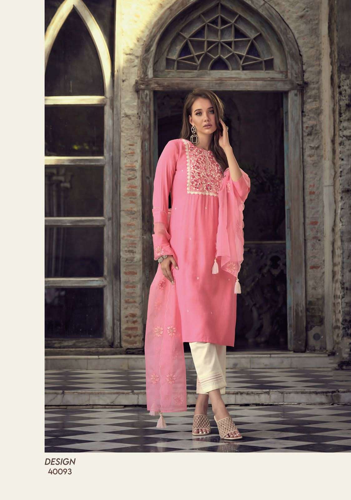 Gulfam By Kailee 40091 To 40096 Series Designer Suits Beautiful Fancy Colorful Stylish Party Wear & Occasional Wear Pure Viscose Cotton Dresses At Wholesale Price