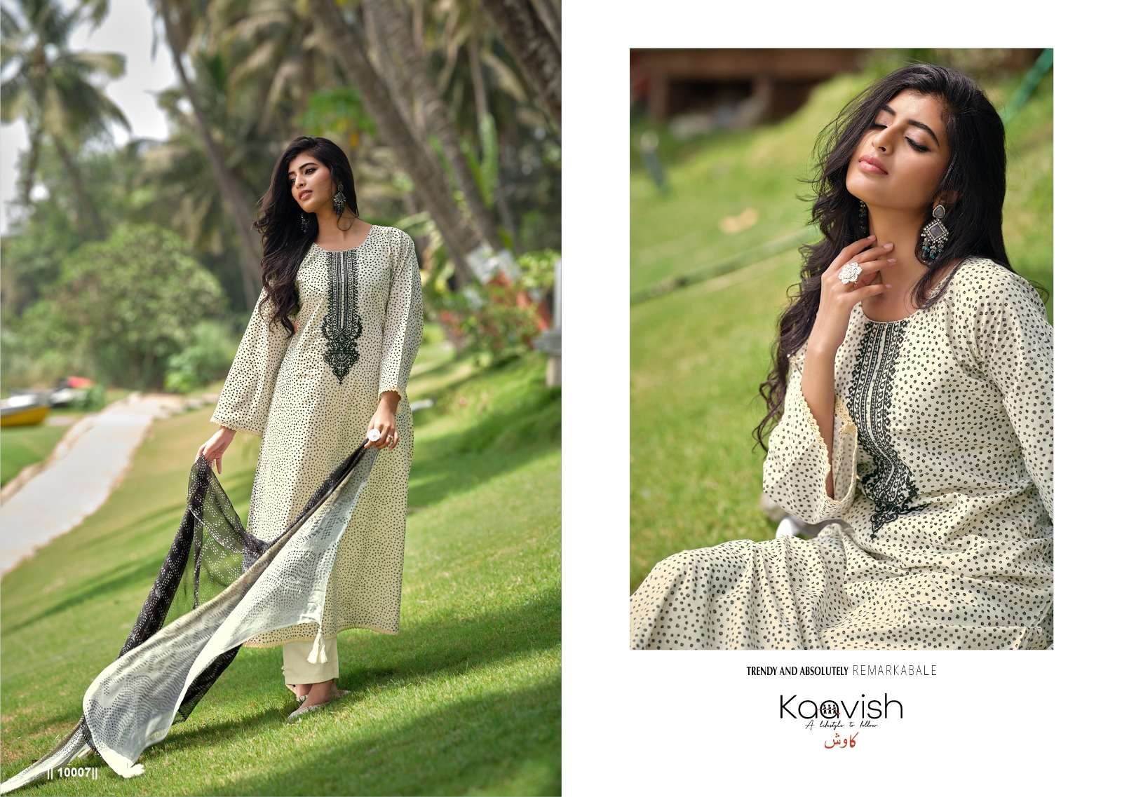 Rang Bandhej By Kaavish 10001 To 10009 Series Designer Suits Beautiful Fancy Colorful Stylish Party Wear & Occasional Wear Pure Lawn Cotton Dresses At Wholesale Price
