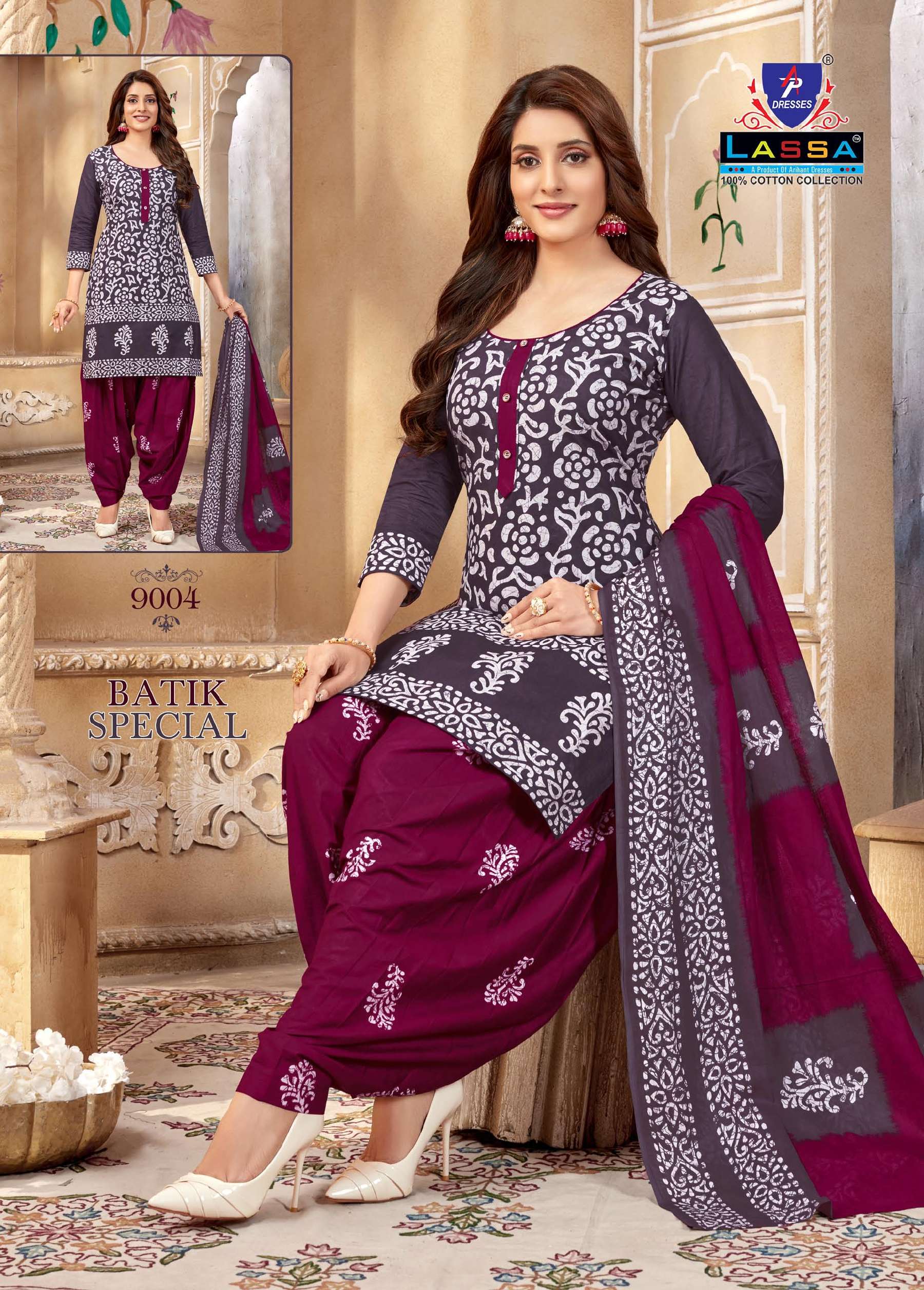 Batik Special Vol-9 By Lassa 9001 To 9010 Series Beautiful Festive Suits Colorful Stylish Fancy Casual Wear & Ethnic Wear Pure Cotton Print Dresses At Wholesale Price