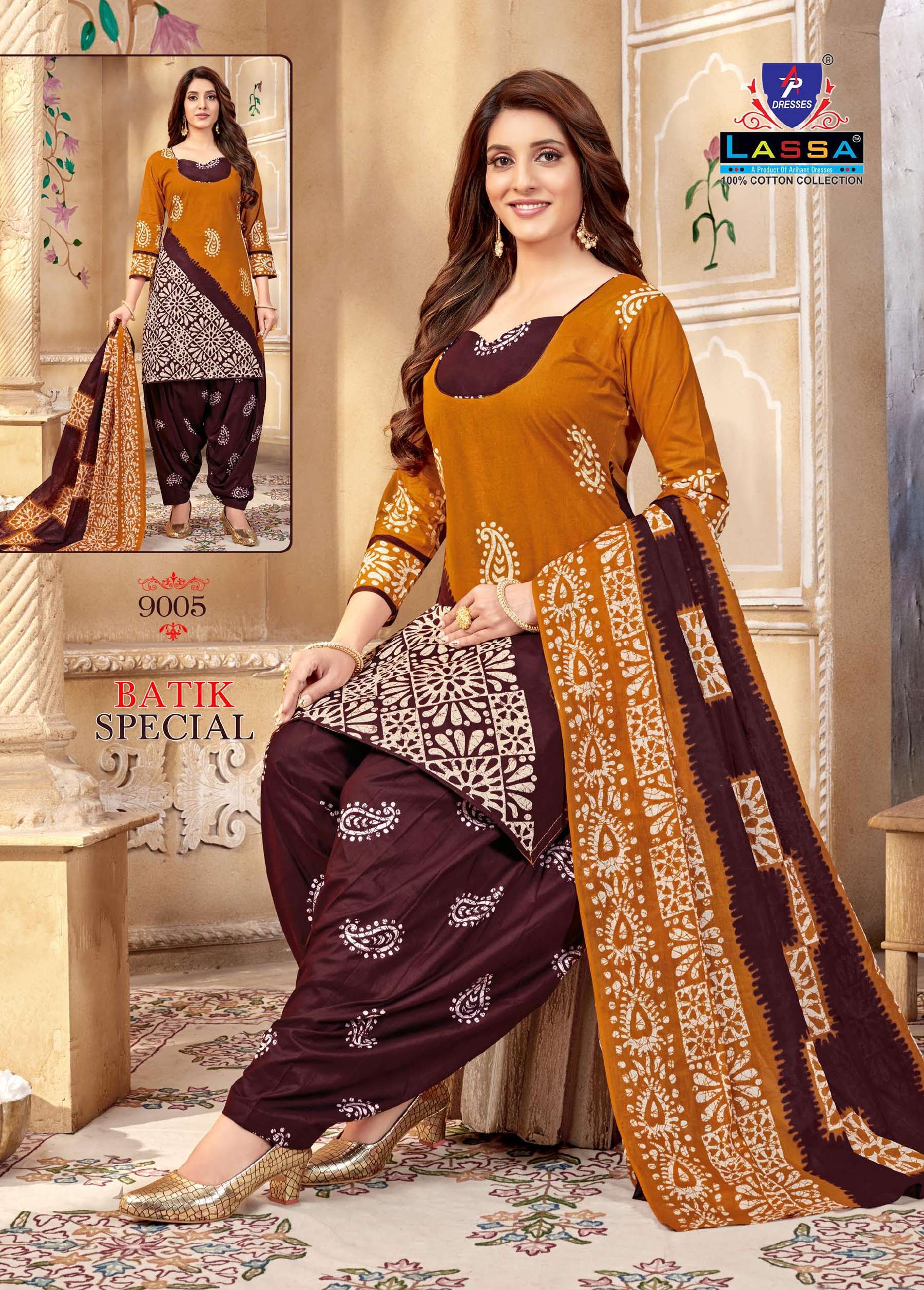 Batik Special Vol-9 By Lassa 9001 To 9010 Series Beautiful Festive Suits Colorful Stylish Fancy Casual Wear & Ethnic Wear Pure Cotton Print Dresses At Wholesale Price
