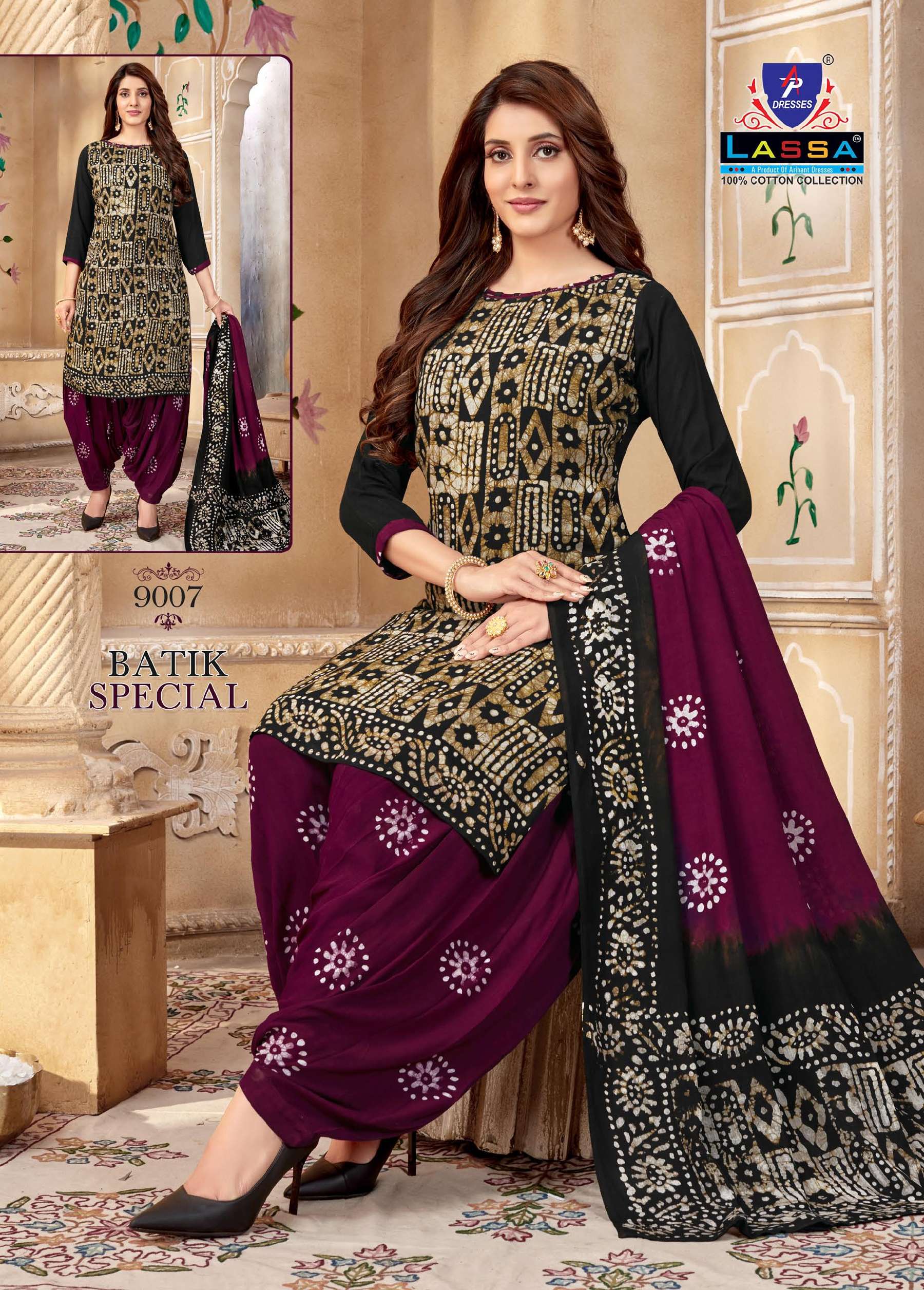 Batik Special Vol-9 By Lassa 9001 To 9010 Series Beautiful Festive Suits Colorful Stylish Fancy Casual Wear & Ethnic Wear Pure Cotton Print Dresses At Wholesale Price