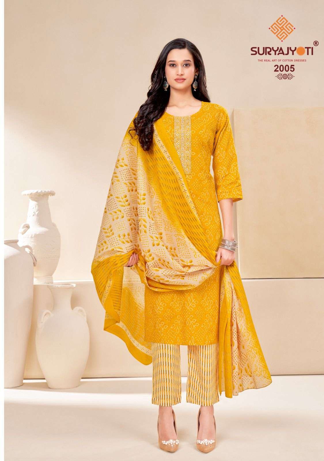 Nikhaar Vol-2 By Suryajyoti 2001 To 2010 Series Suits Beautiful Fancy Colorful Stylish Party Wear & Occasional Wear Cambric Cotton Digital Print Dresses At Wholesale Price