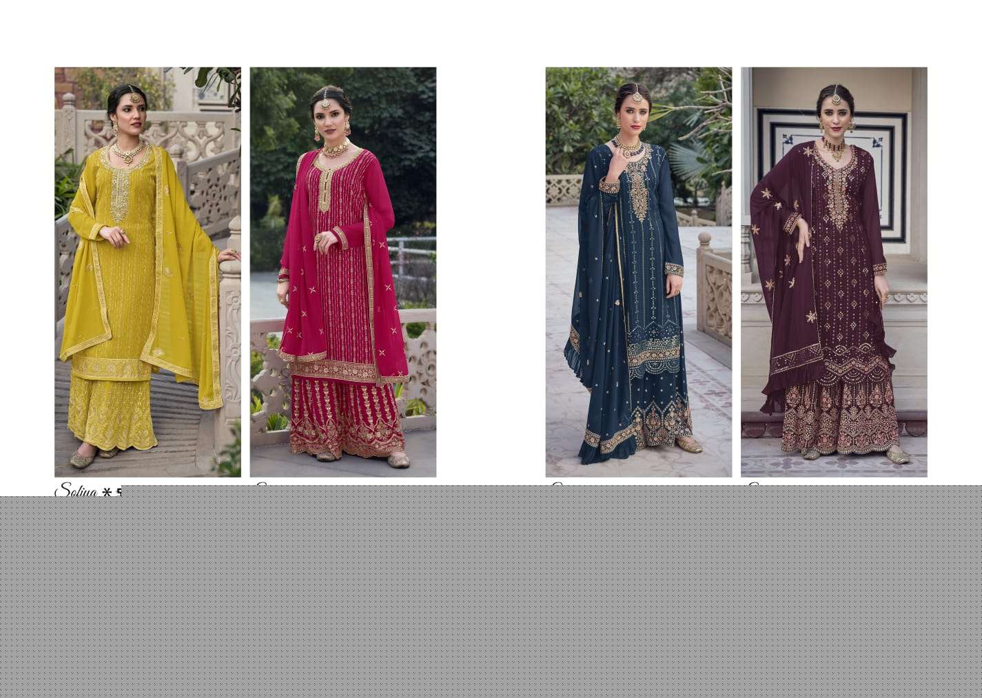 Sofiya Vol-4 By Amyra Designer 513 To 516 Series Beautiful Sharara Suits Colorful Stylish Fancy Casual Wear & Ethnic Wear Heavy Georgette Dresses At Wholesale Price