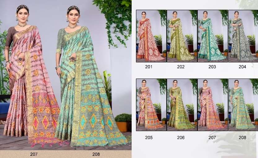 Sahoo Silk Vol-2 By Mintorsi 201 To 208 Series Indian Traditional Wear Collection Beautiful Stylish Fancy Colorful Party Wear & Occasional Wear Banarasi Silk Sarees At Wholesale Price