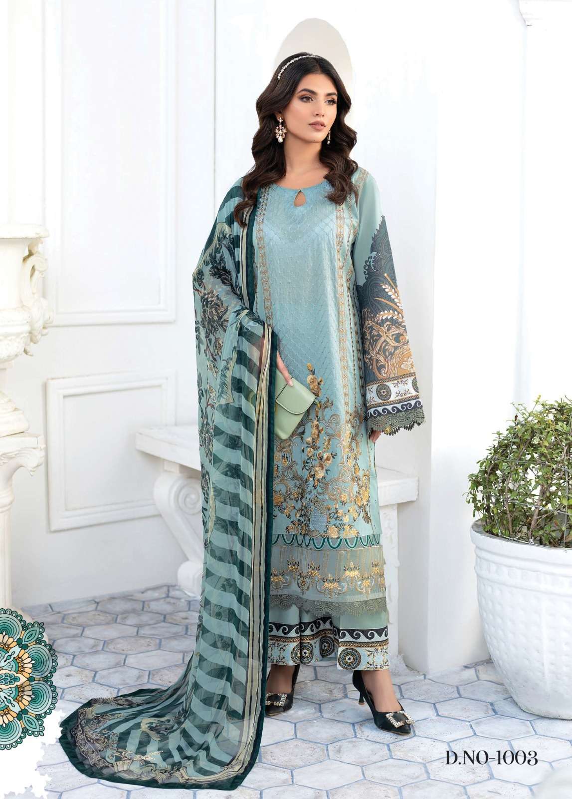 Ruhaniyat Vol-1 By Fashid Wholesale 1001 To 1006 Series Beautiful Stylish Suits Fancy Colorful Casual Wear & Ethnic Wear & Ready To Wear Pure Cotton Printed Dresses At Wholesale Price