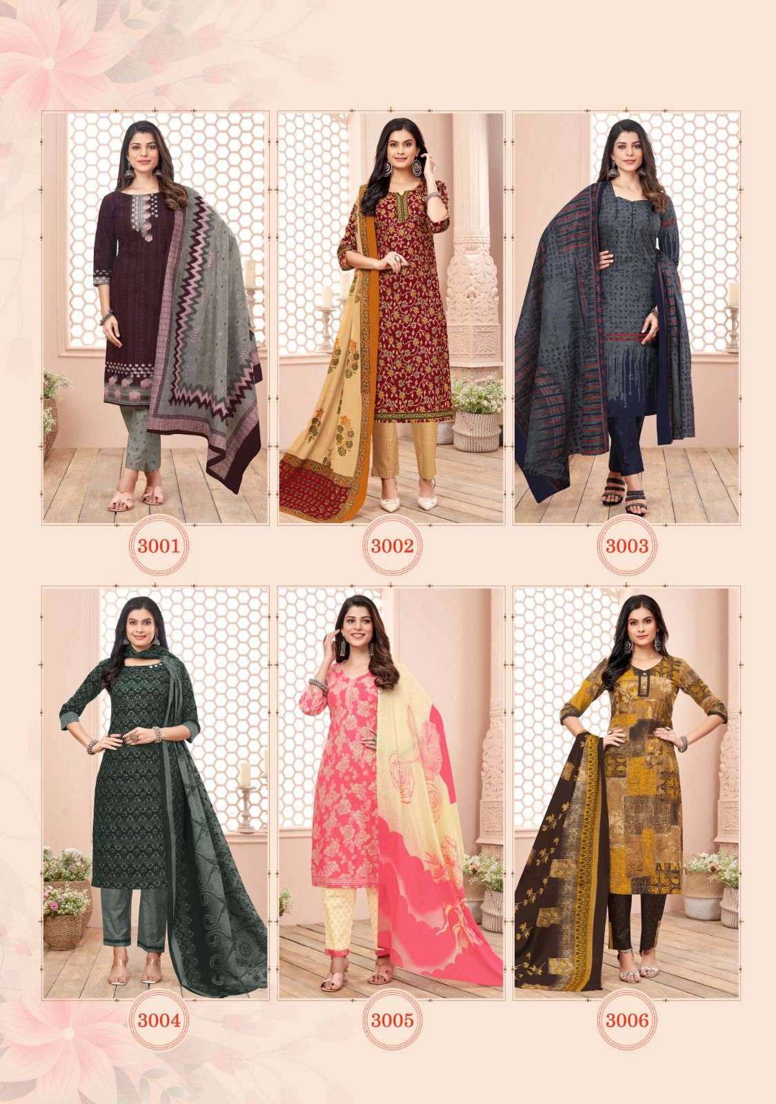 Chitra Vol-30 By Balaji Cotton 3001 To 3012 Series Beautiful Festive Suits Colorful Stylish Fancy Casual Wear & Ethnic Wear Pure Cotton Print Dresses At Wholesale Price
