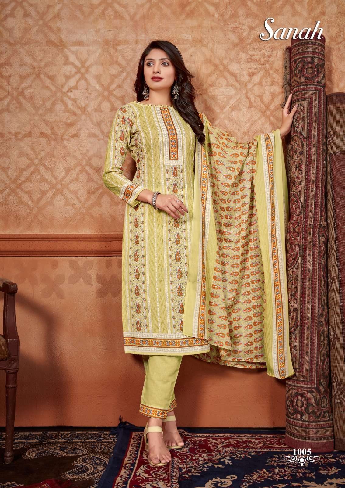 Sanah By Skt Suits 1001 To 1012 Series Beautiful Stylish Suits Fancy Colorful Casual Wear & Ethnic Wear & Ready To Wear Soft Cotton Printed Dresses At Wholesale Price