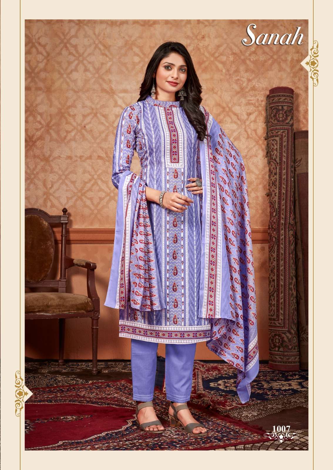 Sanah By Skt Suits 1001 To 1012 Series Beautiful Stylish Suits Fancy Colorful Casual Wear & Ethnic Wear & Ready To Wear Soft Cotton Printed Dresses At Wholesale Price