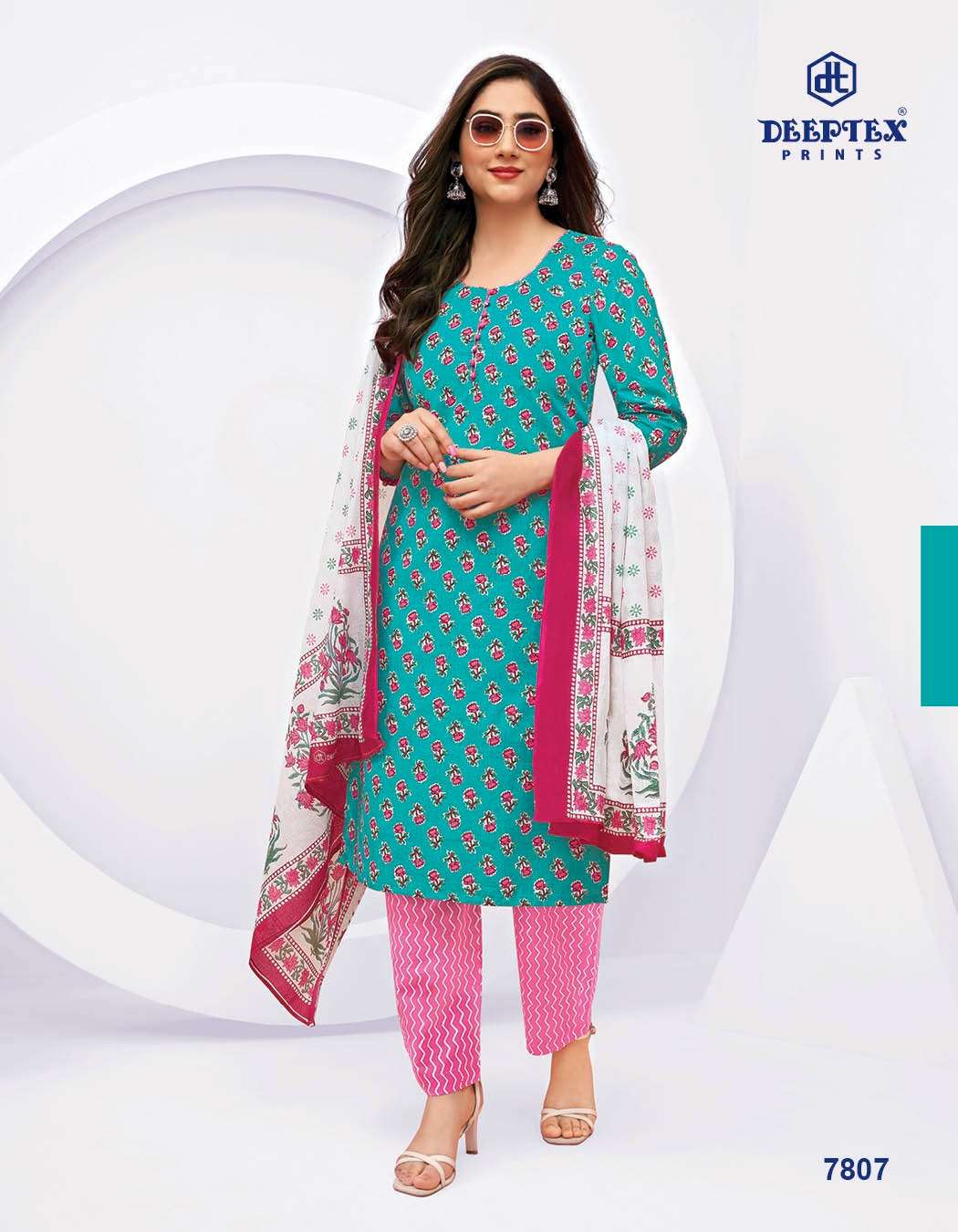 Miss India Vol-78 By Deeptex 7801 To 7826 Series Beautiful Stylish Pakistani Suits Fancy Colorful Casual Wear & Ethnic Wear & Ready To Wear Pure Cotton Print Dresses At Wholesale Price