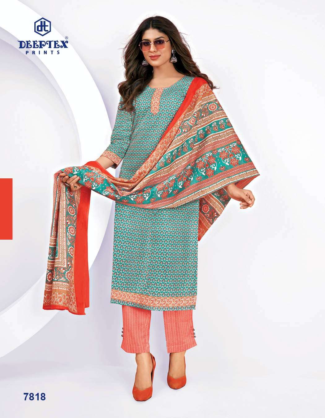 Miss India Vol-78 By Deeptex 7801 To 7826 Series Beautiful Stylish Pakistani Suits Fancy Colorful Casual Wear & Ethnic Wear & Ready To Wear Pure Cotton Print Dresses At Wholesale Price
