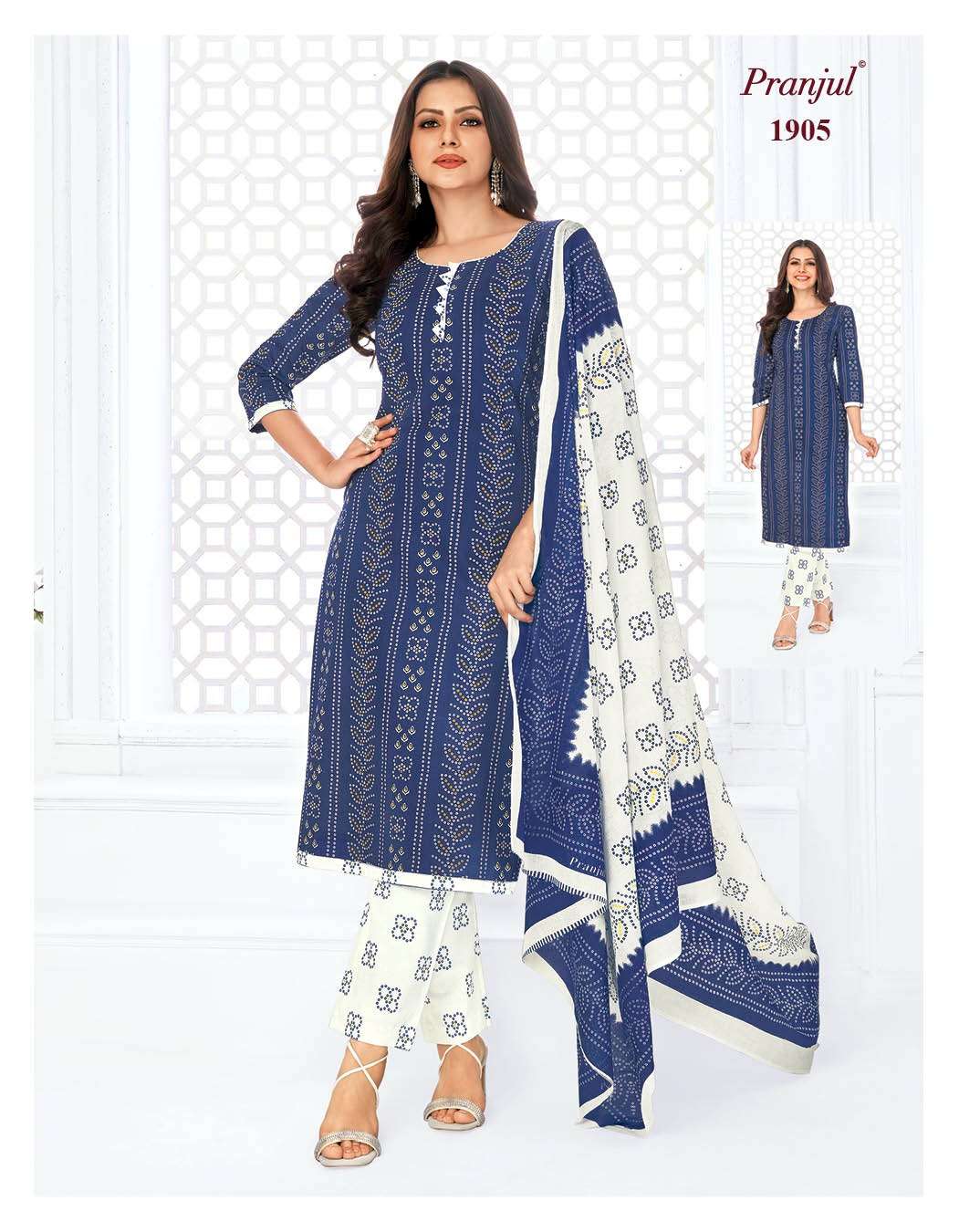 Priyanka Vol-19 By Pranjul 1901 To 1932 Series Beautiful Stylish Festive Suits Fancy Colorful Casual Wear & Ethnic Wear & Ready To Wear Pure Cotton Print Dresses At Wholesale Price