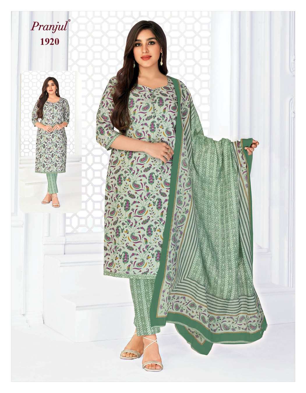 Priyanka Vol-19 By Pranjul 1901 To 1932 Series Beautiful Stylish Festive Suits Fancy Colorful Casual Wear & Ethnic Wear & Ready To Wear Pure Cotton Print Dresses At Wholesale Price