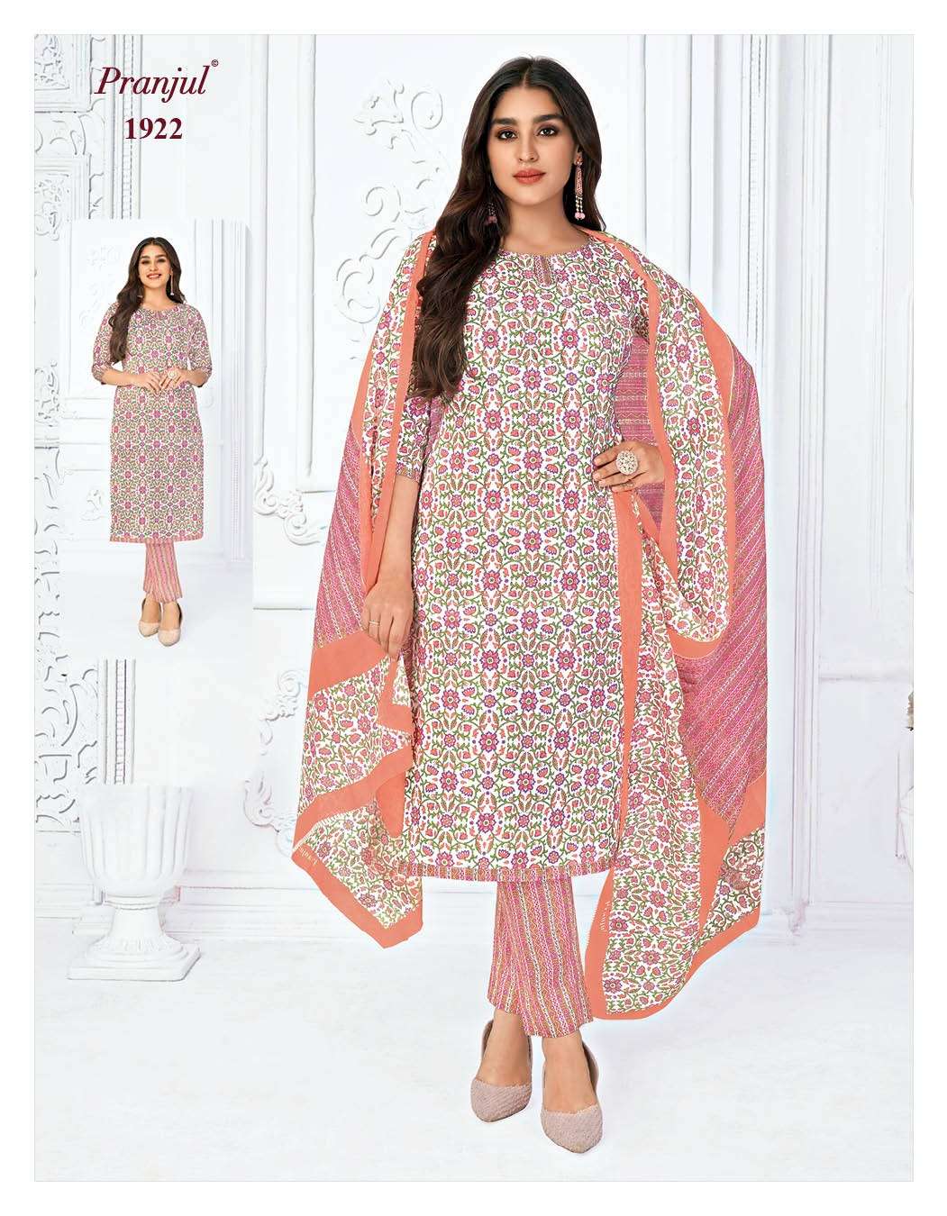 Priyanka Vol-19 By Pranjul 1901 To 1932 Series Beautiful Stylish Festive Suits Fancy Colorful Casual Wear & Ethnic Wear & Ready To Wear Pure Cotton Print Dresses At Wholesale Price