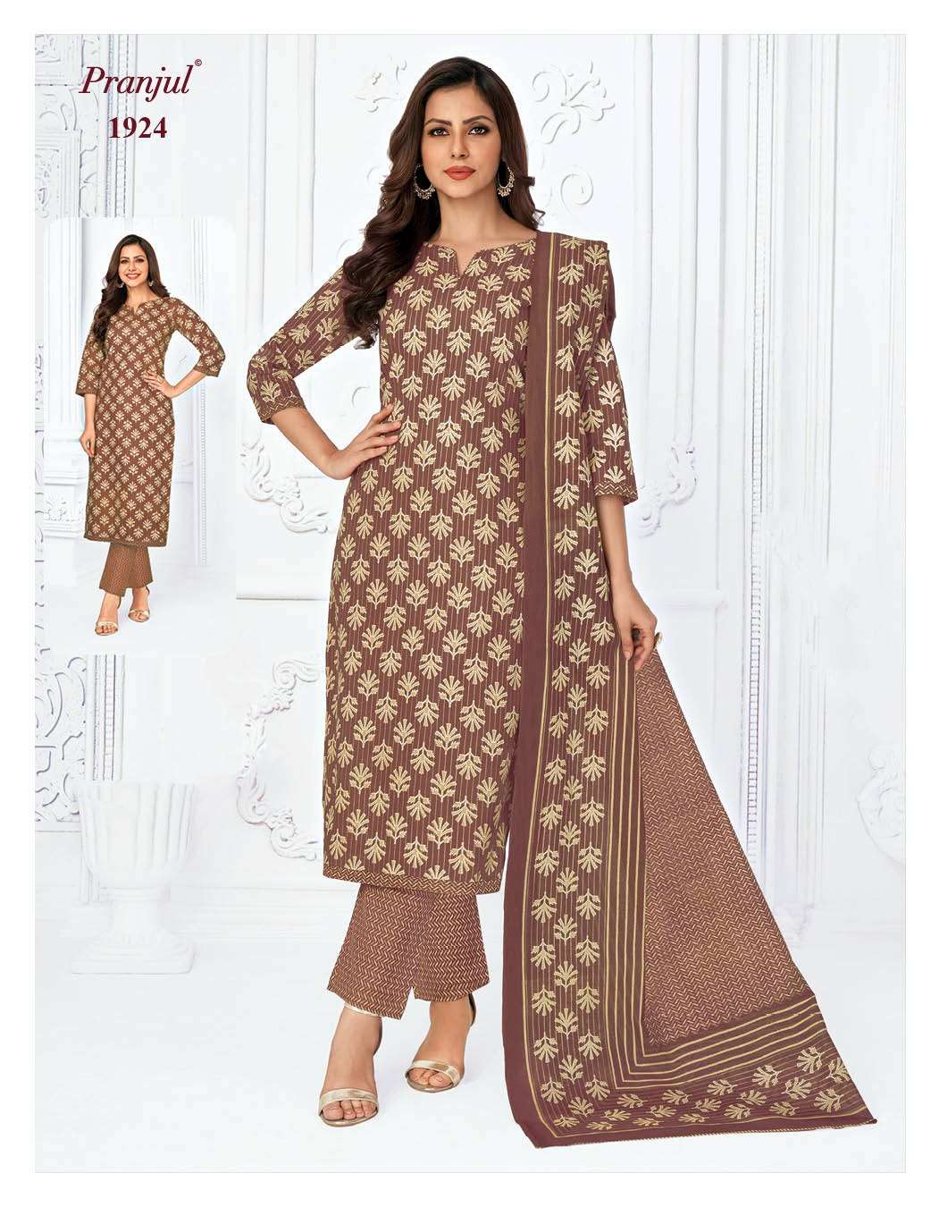 Priyanka Vol-19 By Pranjul 1901 To 1932 Series Beautiful Stylish Festive Suits Fancy Colorful Casual Wear & Ethnic Wear & Ready To Wear Pure Cotton Print Dresses At Wholesale Price