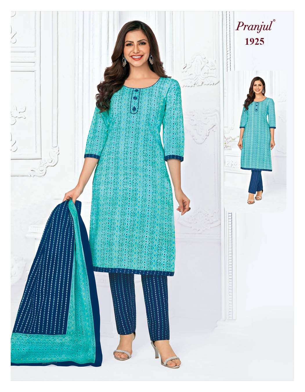 Priyanka Vol-19 By Pranjul 1901 To 1932 Series Beautiful Stylish Festive Suits Fancy Colorful Casual Wear & Ethnic Wear & Ready To Wear Pure Cotton Print Dresses At Wholesale Price