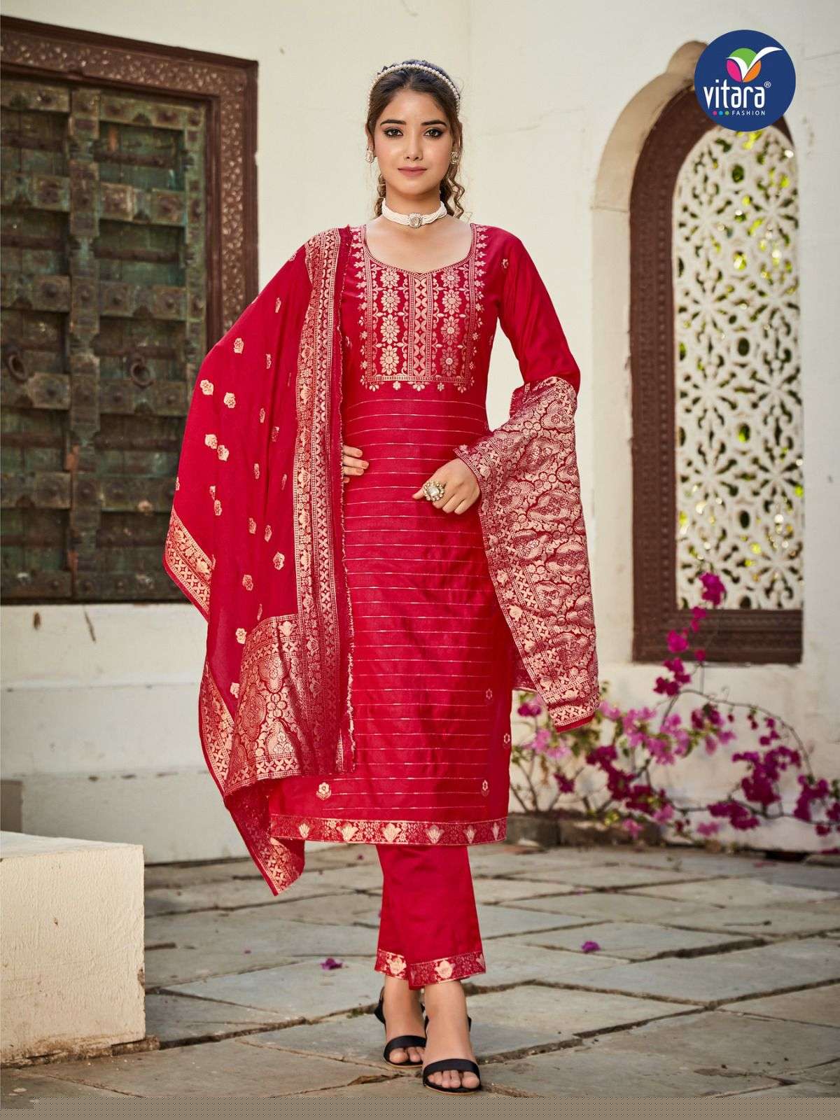 Mastani Vol-2 By Vitara 1001 To 1004 Series Beautiful Festive Suits Colorful Stylish Fancy Casual Wear & Ethnic Wear Pure Dola Viscose Dresses At Wholesale Price