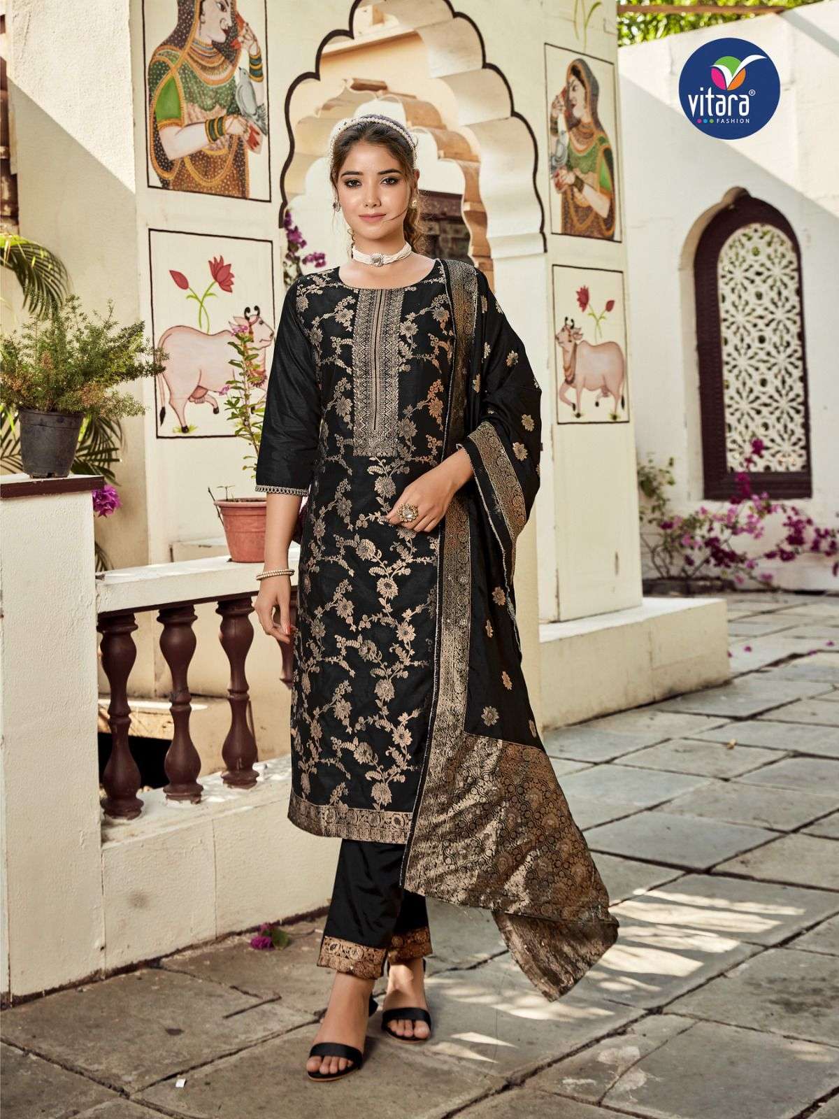 Mastani Vol-2 By Vitara 1001 To 1004 Series Beautiful Festive Suits Colorful Stylish Fancy Casual Wear & Ethnic Wear Pure Dola Viscose Dresses At Wholesale Price