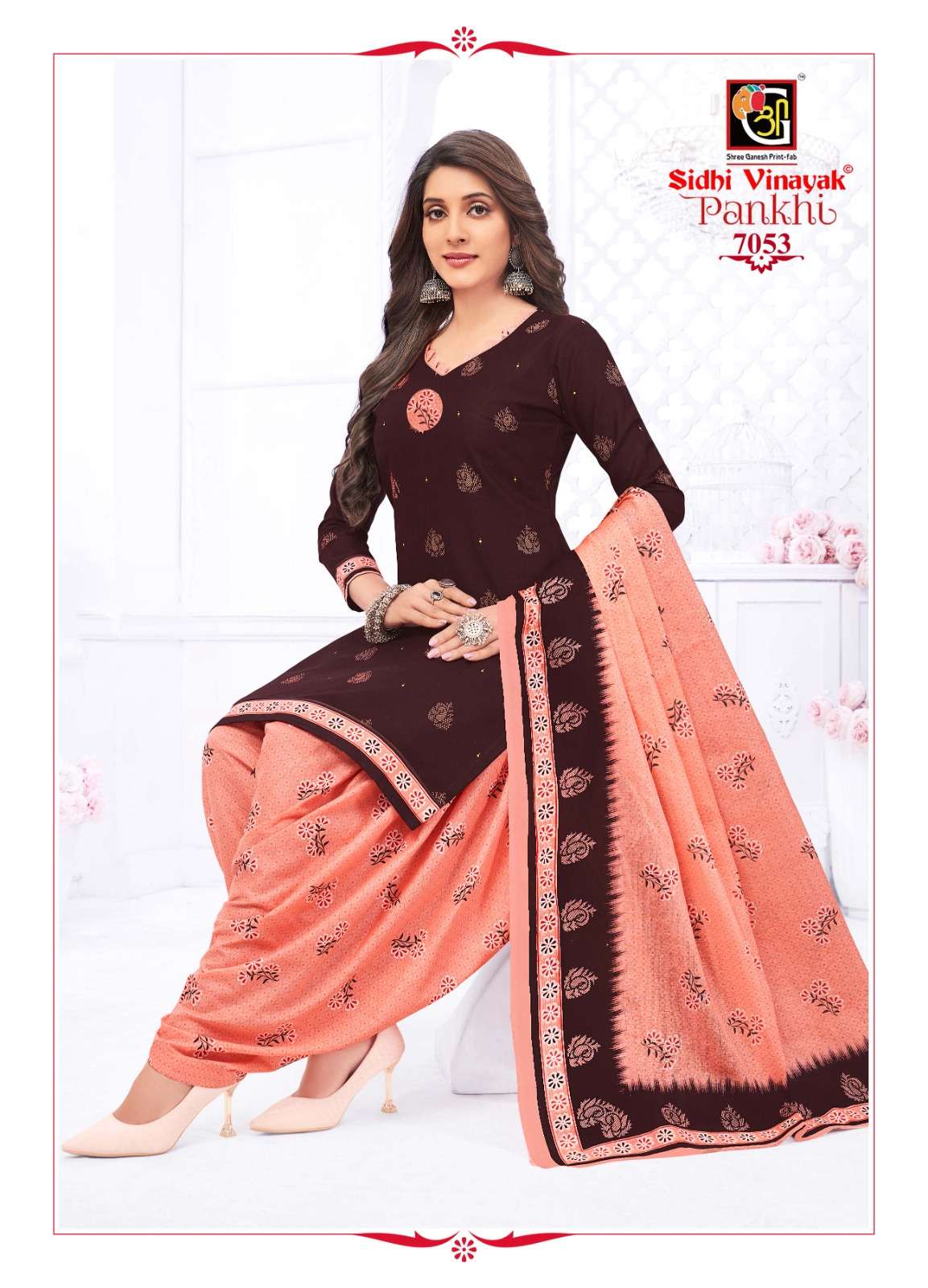 Pankhi Vol-7 By Sidhi Vinayak 7051 To 7068 Series Beautiful Stylish Festive Suits Fancy Colorful Casual Wear & Ethnic Wear & Ready To Wear Cotton Print Dresses At Wholesale Price