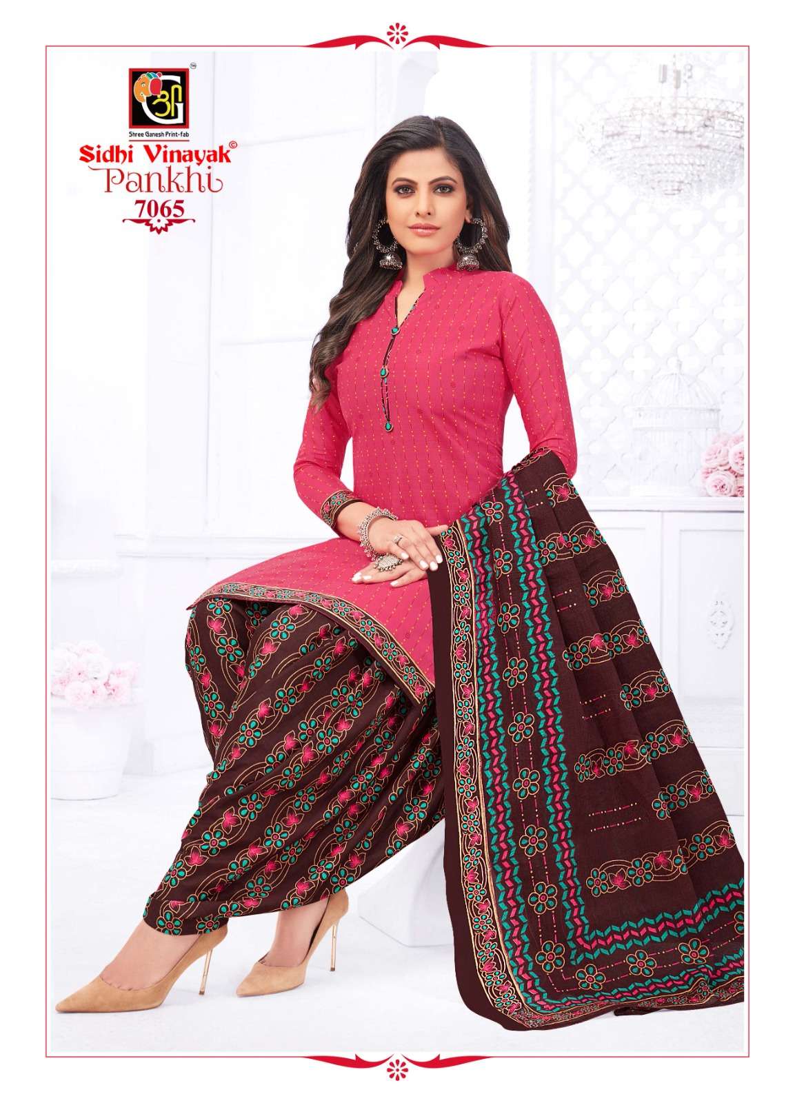 Pankhi Vol-7 By Sidhi Vinayak 7051 To 7068 Series Beautiful Stylish Festive Suits Fancy Colorful Casual Wear & Ethnic Wear & Ready To Wear Cotton Print Dresses At Wholesale Price