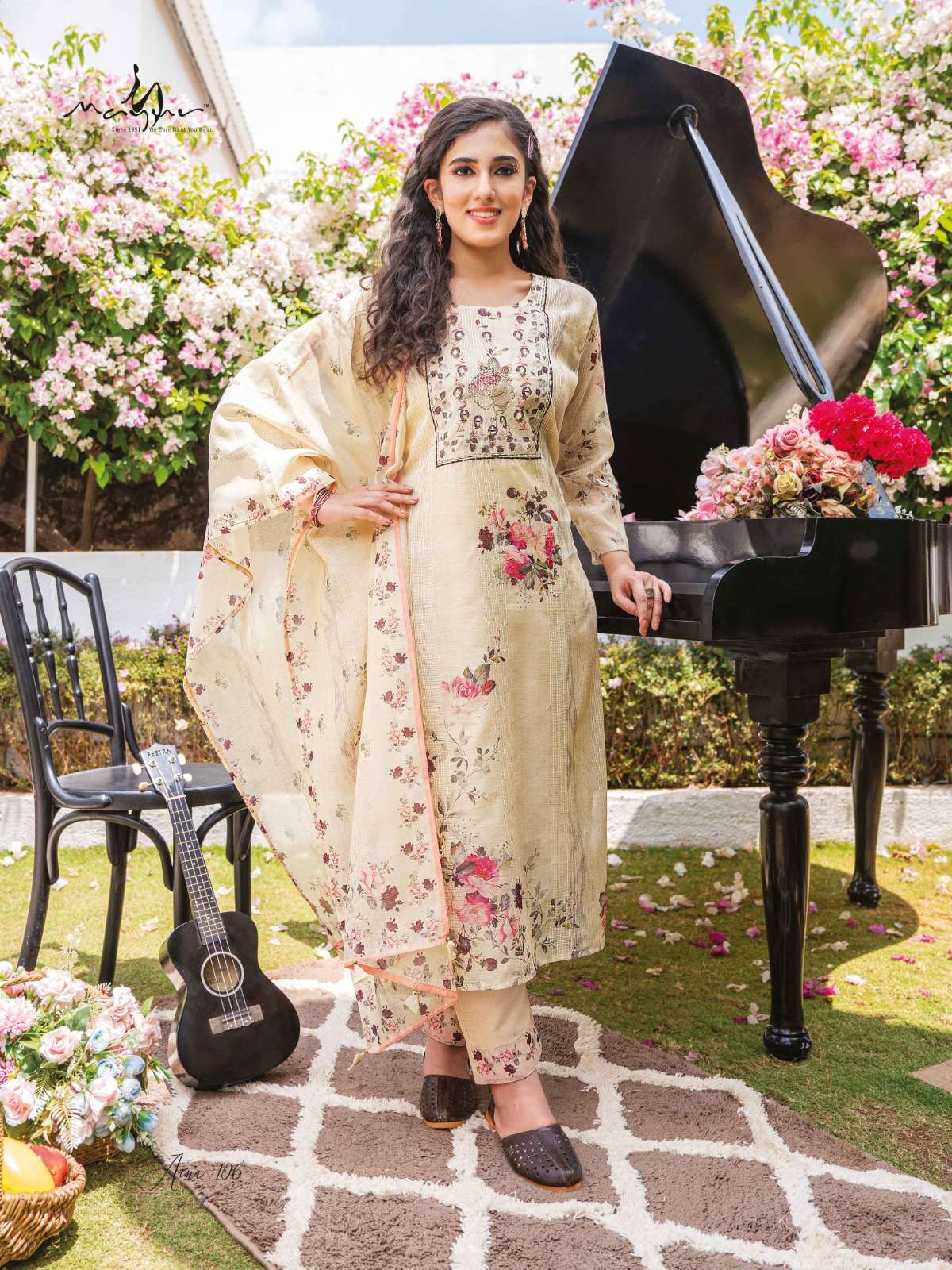 Aina By Mayur 101 To 108 Series Beautiful Suits Colorful Stylish Fancy Casual Wear & Ethnic Wear Silk Dresses At Wholesale Price