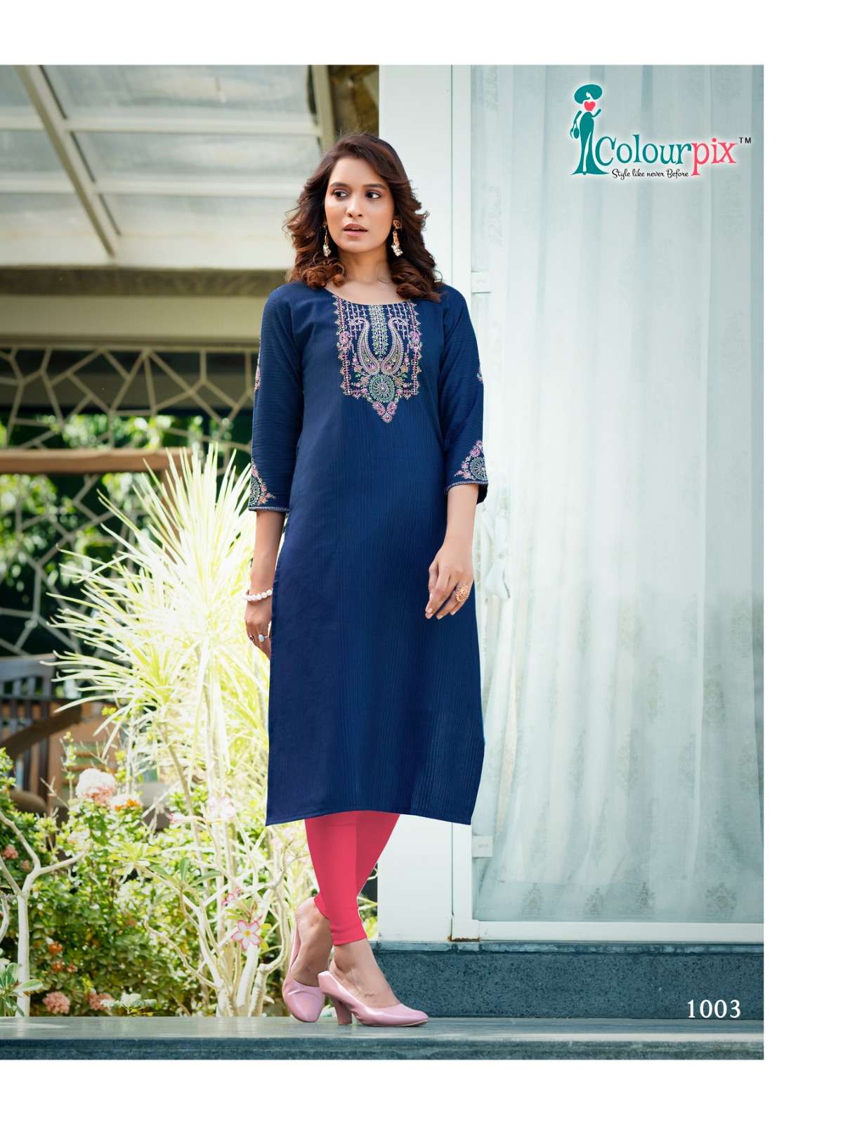 Kit Kat Vol-3 By Colourpix 1001 To 1006 Series Beautiful Stylish Fancy Colorful Casual Wear & Ethnic Wear Rayon Embroidered Kurtis At Wholesale Price