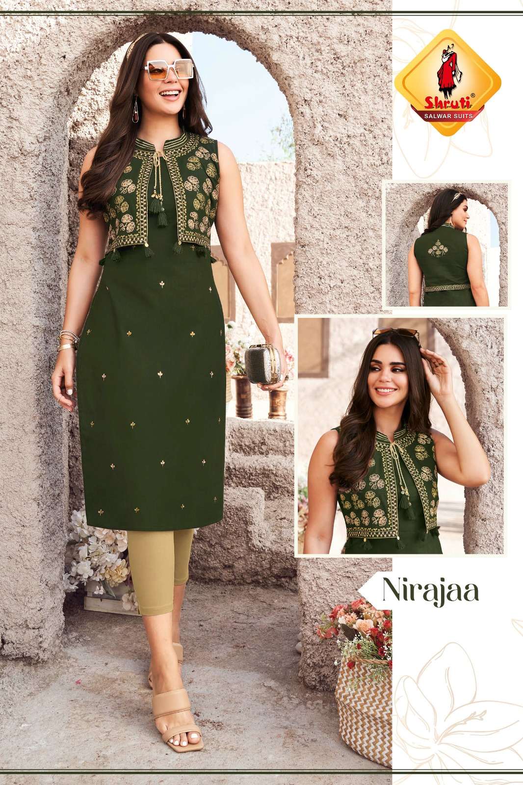 Kkashish Vol-28 By Shruti 01 To 08 Series Beautiful Stylish Fancy Colorful Casual Wear & Ethnic Wear Pure Linen Cotton Kurtis At Wholesale Price