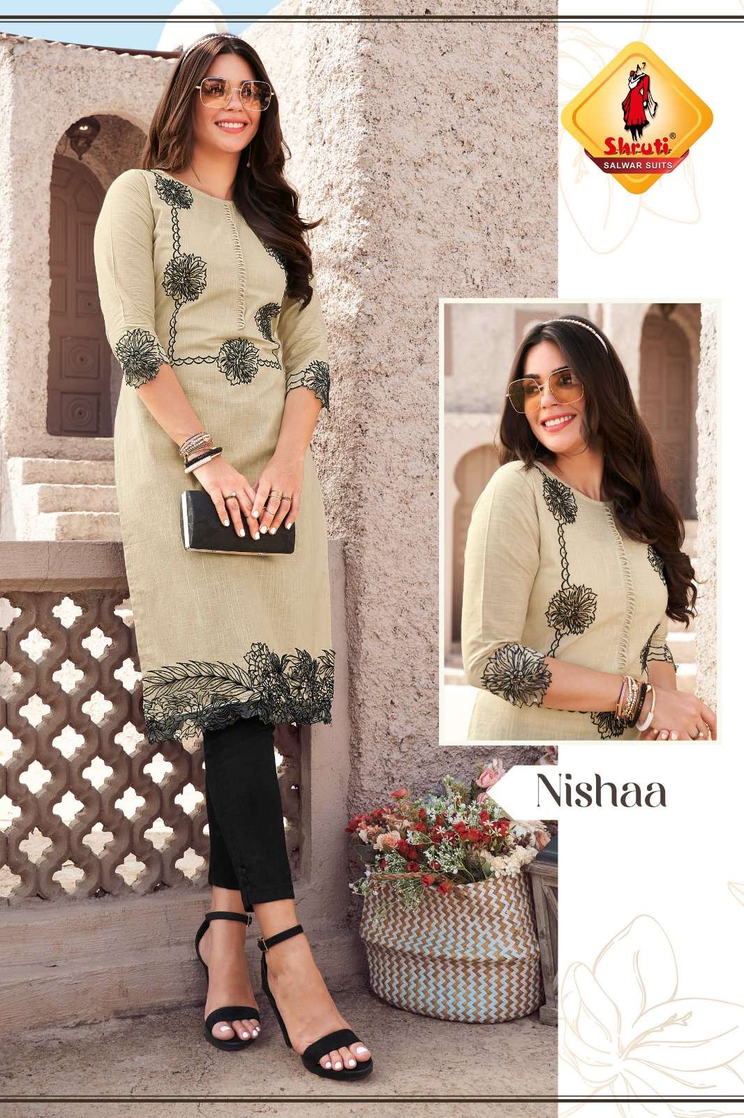Kkashish Vol-28 By Shruti 01 To 08 Series Beautiful Stylish Fancy Colorful Casual Wear & Ethnic Wear Pure Linen Cotton Kurtis At Wholesale Price