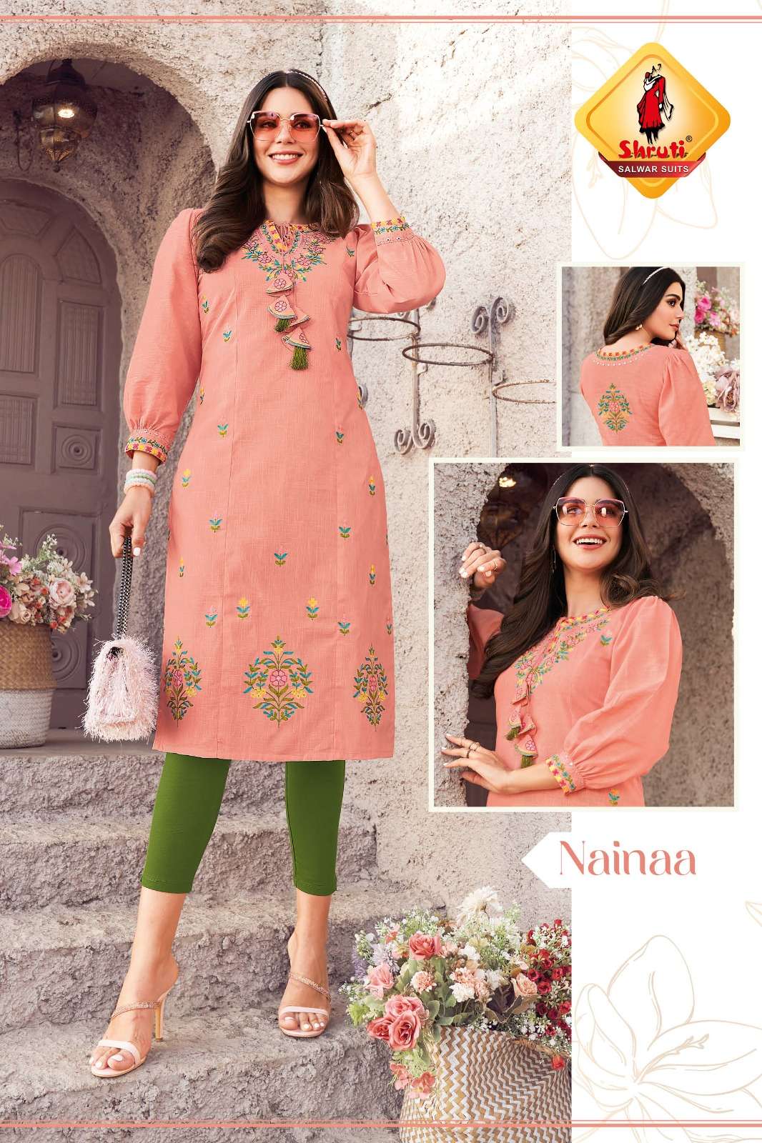 Kkashish Vol-28 By Shruti 01 To 08 Series Beautiful Stylish Fancy Colorful Casual Wear & Ethnic Wear Pure Linen Cotton Kurtis At Wholesale Price